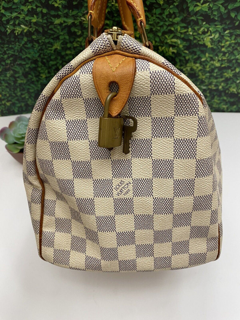 [COMPRE 1 E LEVE 2] Bolsa Louis Vuitton Damier Azur Speedy