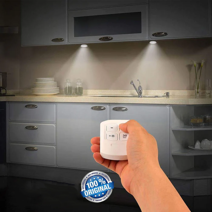 Kit 3 Lâmpadas Led sem fio com controle remoto + BRINDE EXCLUSIVO SOMENTE HOJE!