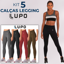 (APENAS HOJE!) Kit 5 Calças legging Lupo + Brinde Topper Lupo - Ultimas Unidades